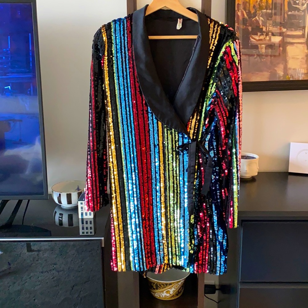 RAGA sequin Charlize blazer dress
